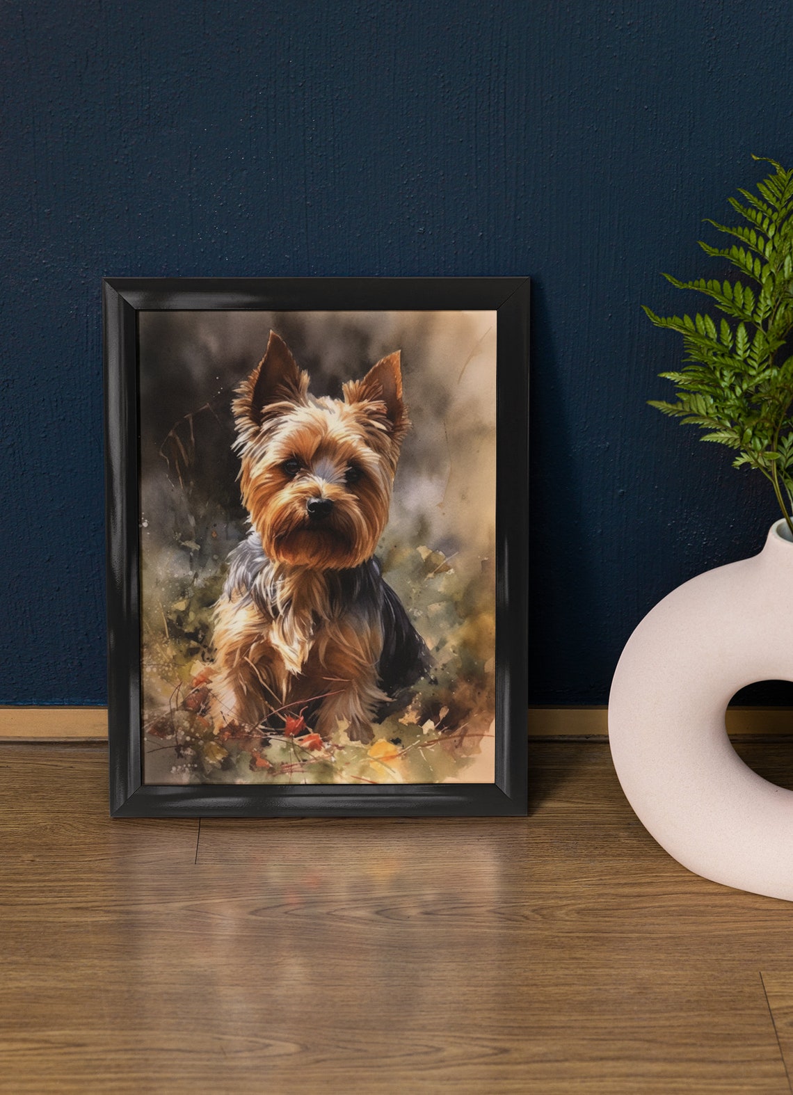 Yorkshire Terrier Dog Art Print Dog Wall Art Animal Art Print Animal Art Poster Dog Lover Gift Colorful Animal Wall Art Cool Dog Art