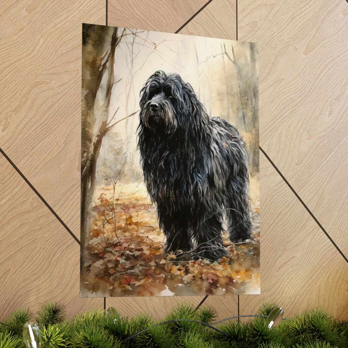 Puli Dog Art Print Dog Wall Art Animal Art Print Animal Art Poster Dog Lover Gift Colorful Animal Wall Art Cool Dog Art - Image 2