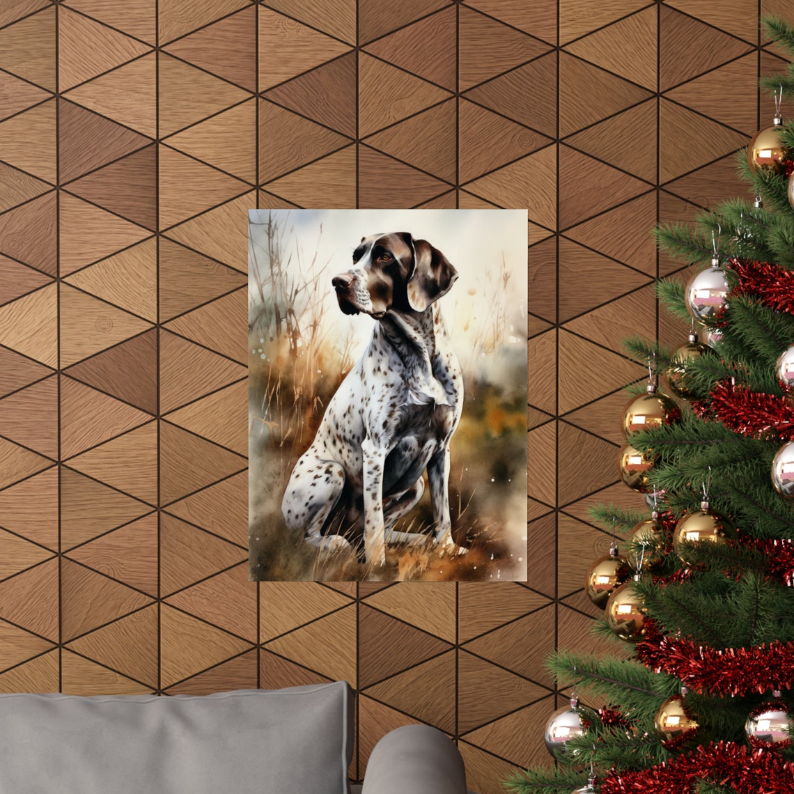 Pointer Dog Art Print Dog Wall Art Animal Art Print Animal Art Poster Dog Lover Gift Colorful Animal Wall Art Cool Dog Art - Image 3