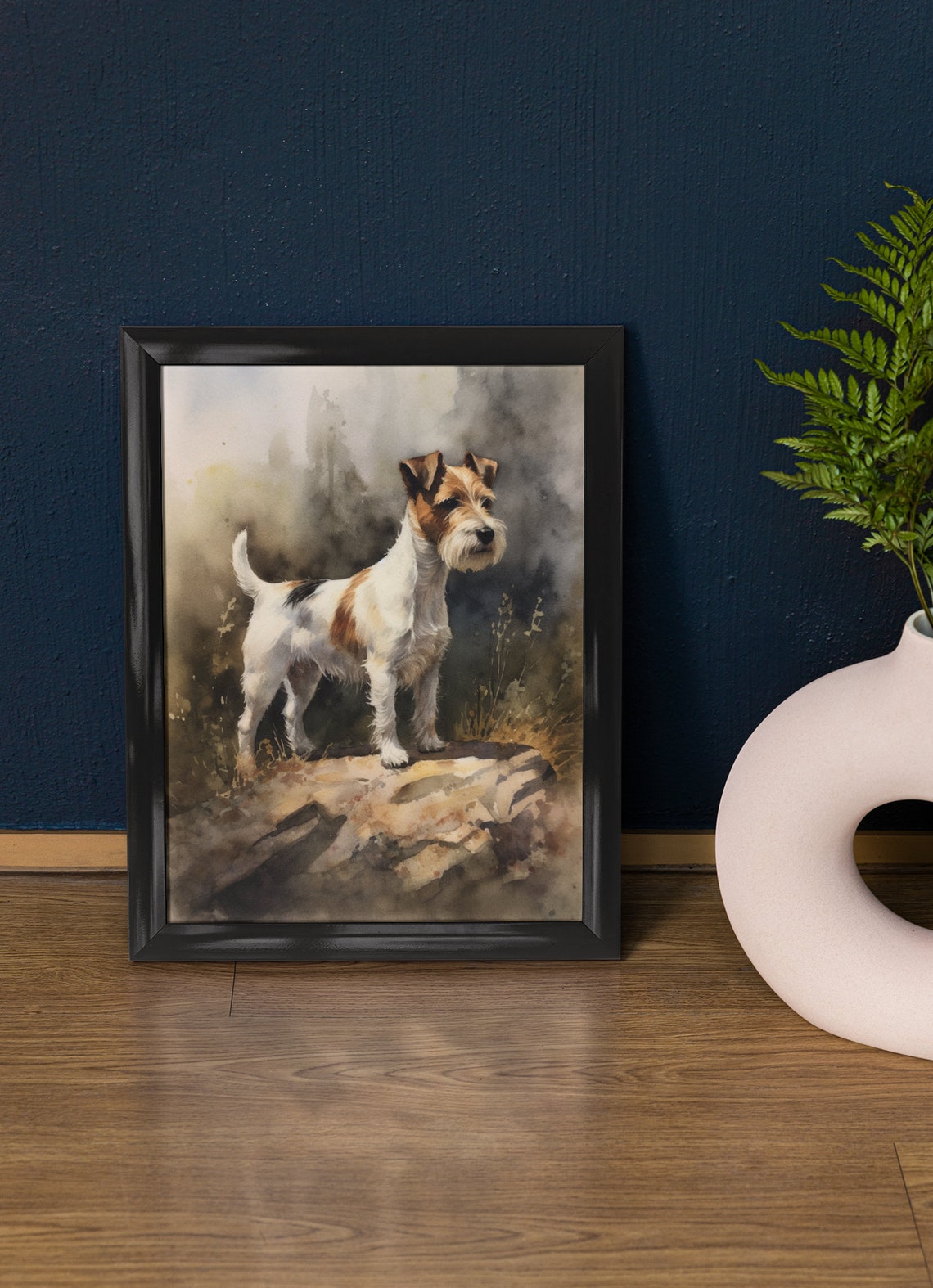 Parson Russell Terrier Dog Art Print Dog Wall Art Animal Art Print Animal Art Poster Dog Lover Gift Colorful Animal Wall Art Cool Dog