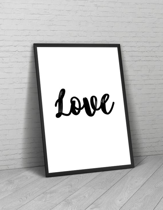 Love Print, Valentine's Day Wall Art Print
