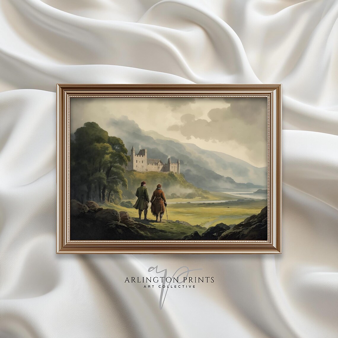 Highlander Man Portrait, Outlander-Inspired Art Print