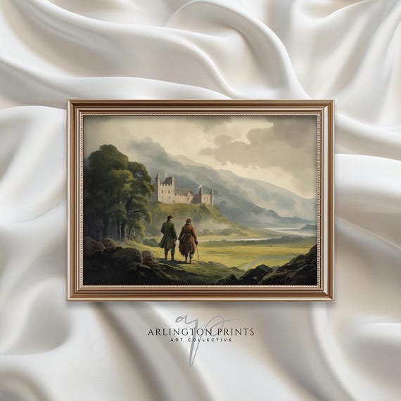 Highlander Man Portrait, Outlander-Inspired Art Print