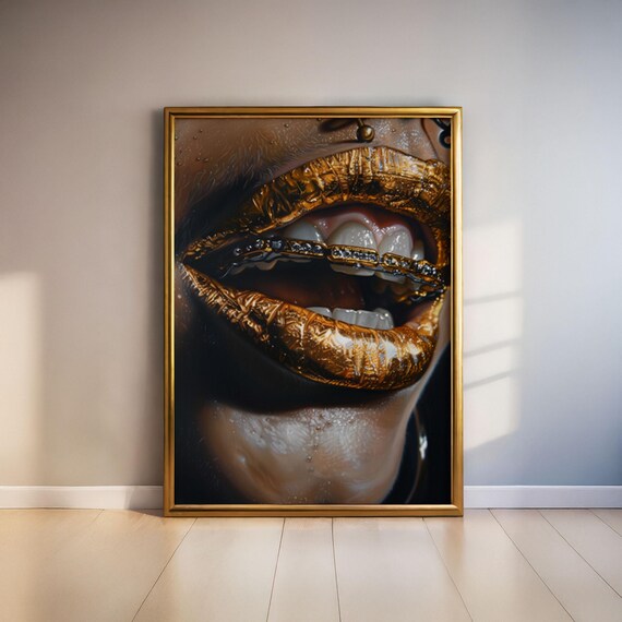 Black Girl Wall Decor African Female Rustic Print Afrocentric Feminine Home Portrait Black Lady Art Black Women Poster
