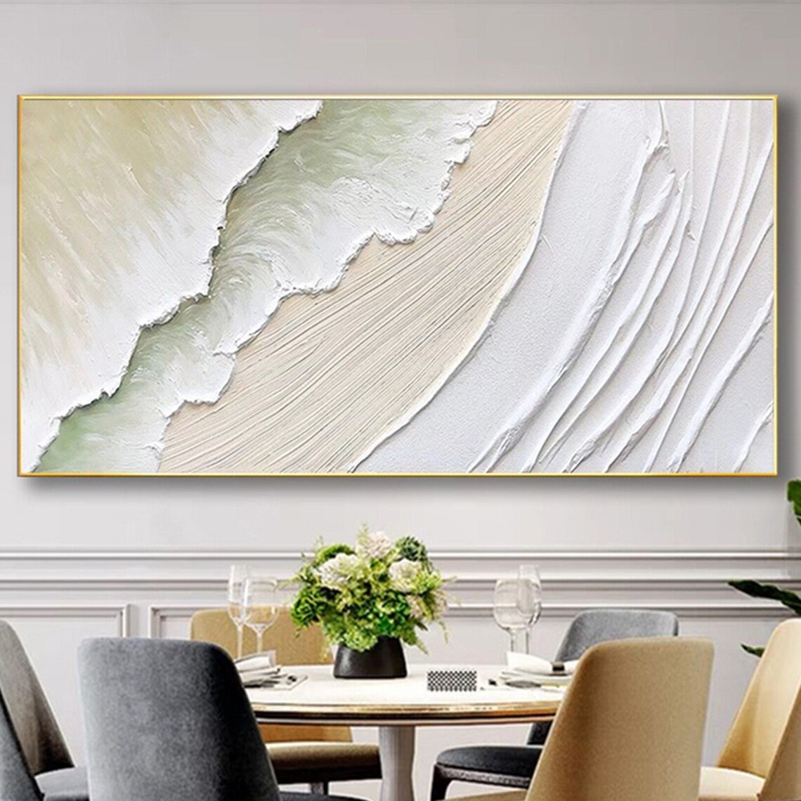3D Texture Original Painting, Abstract Wall Art