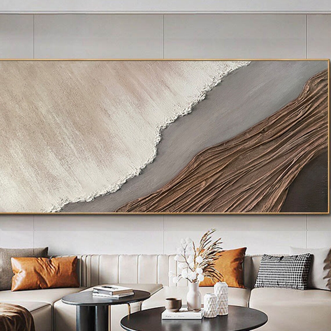 Singerpainting 3D Textured Abstract Acrylic Art Print