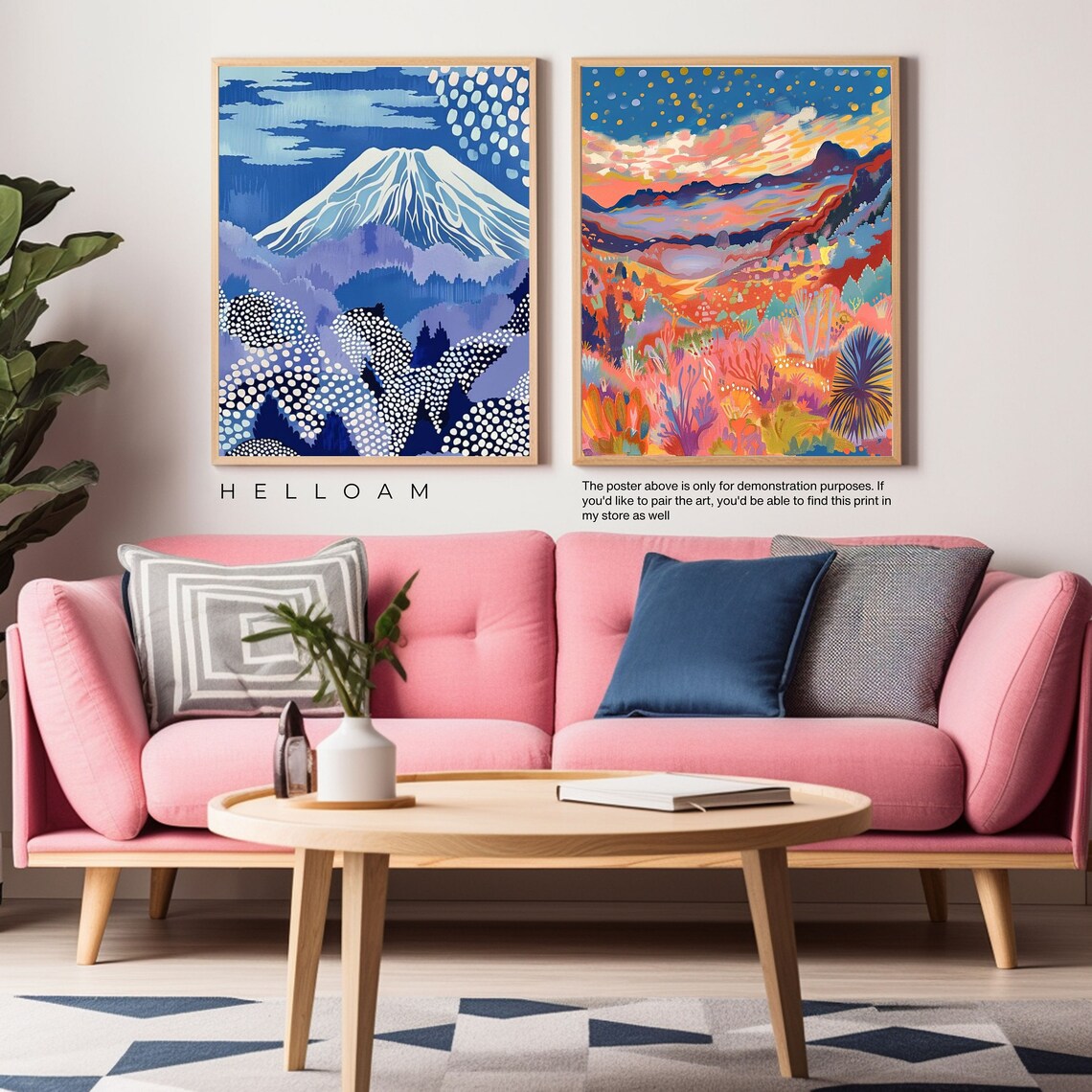 Japanese Japandi Abstract Wall Art Poster - Image 4