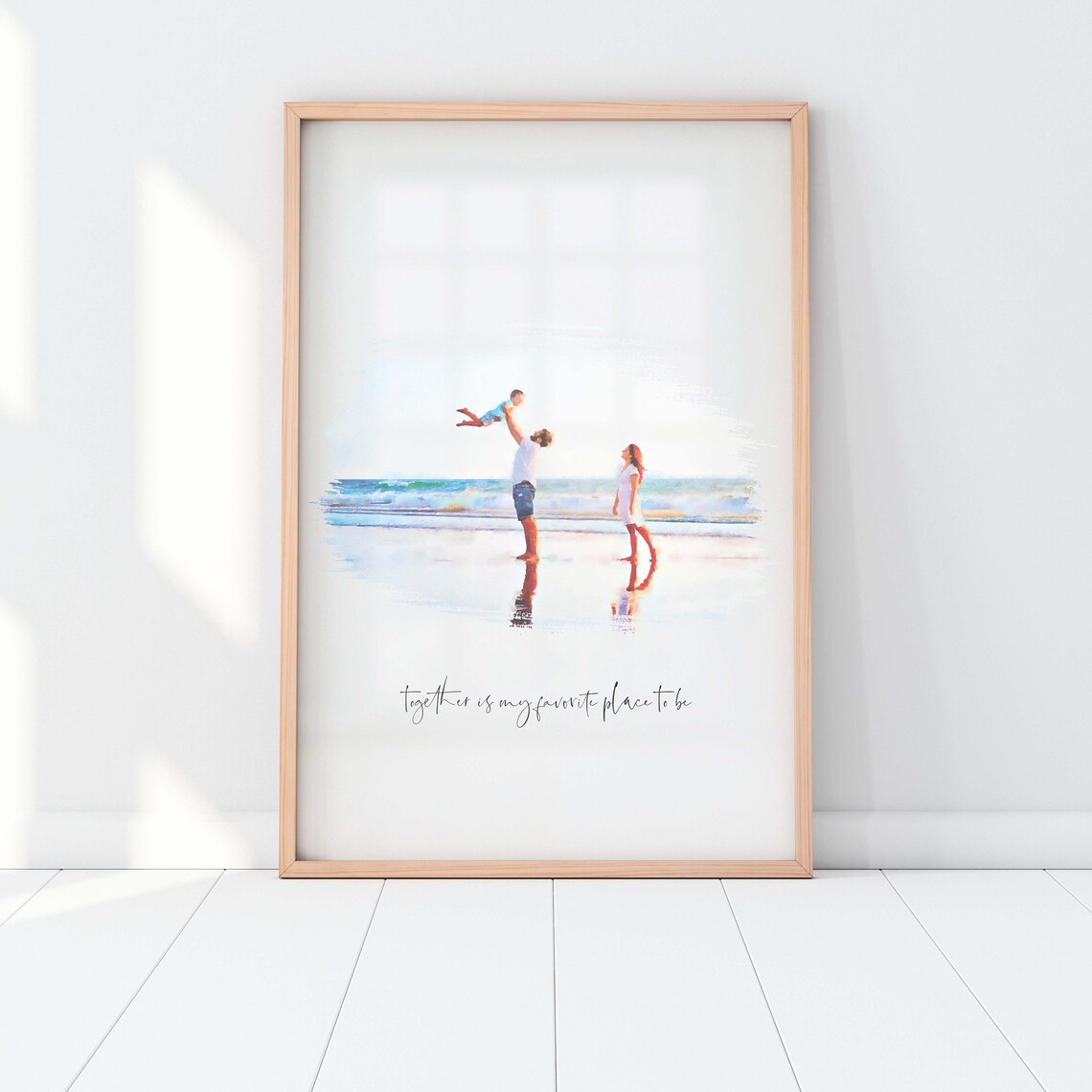 Custom Watercolor Pet Art Print, Personalized Gift - Image 3