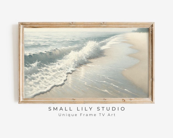 Beach Minimalist Neutral Summer Coastal Art Print