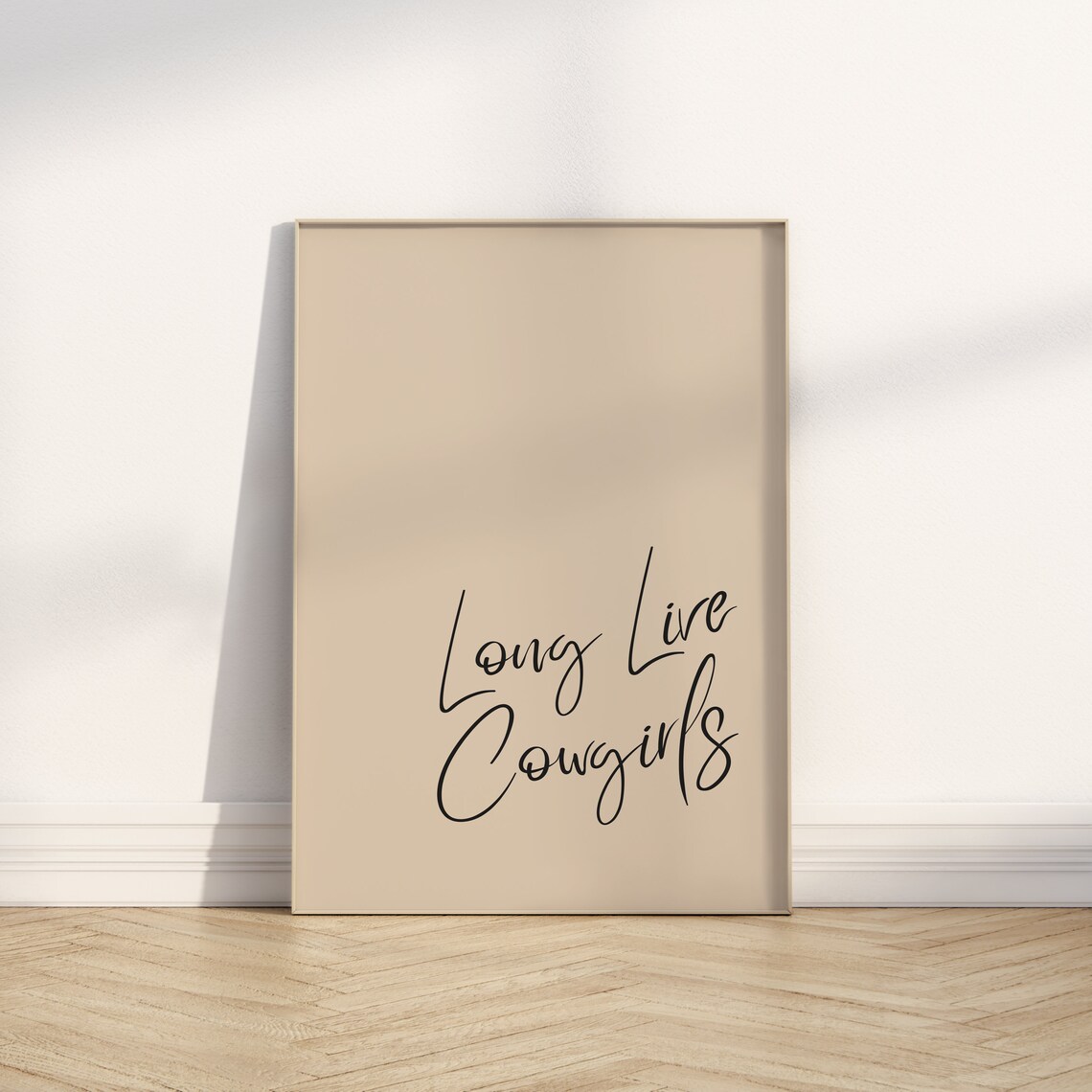 Long Live Cowgirls Retro Western Art Print - Image 2