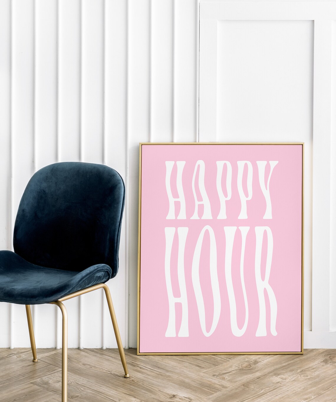 Happy Hour Cocktail Print, Bar Cart Wall Art - Image 3