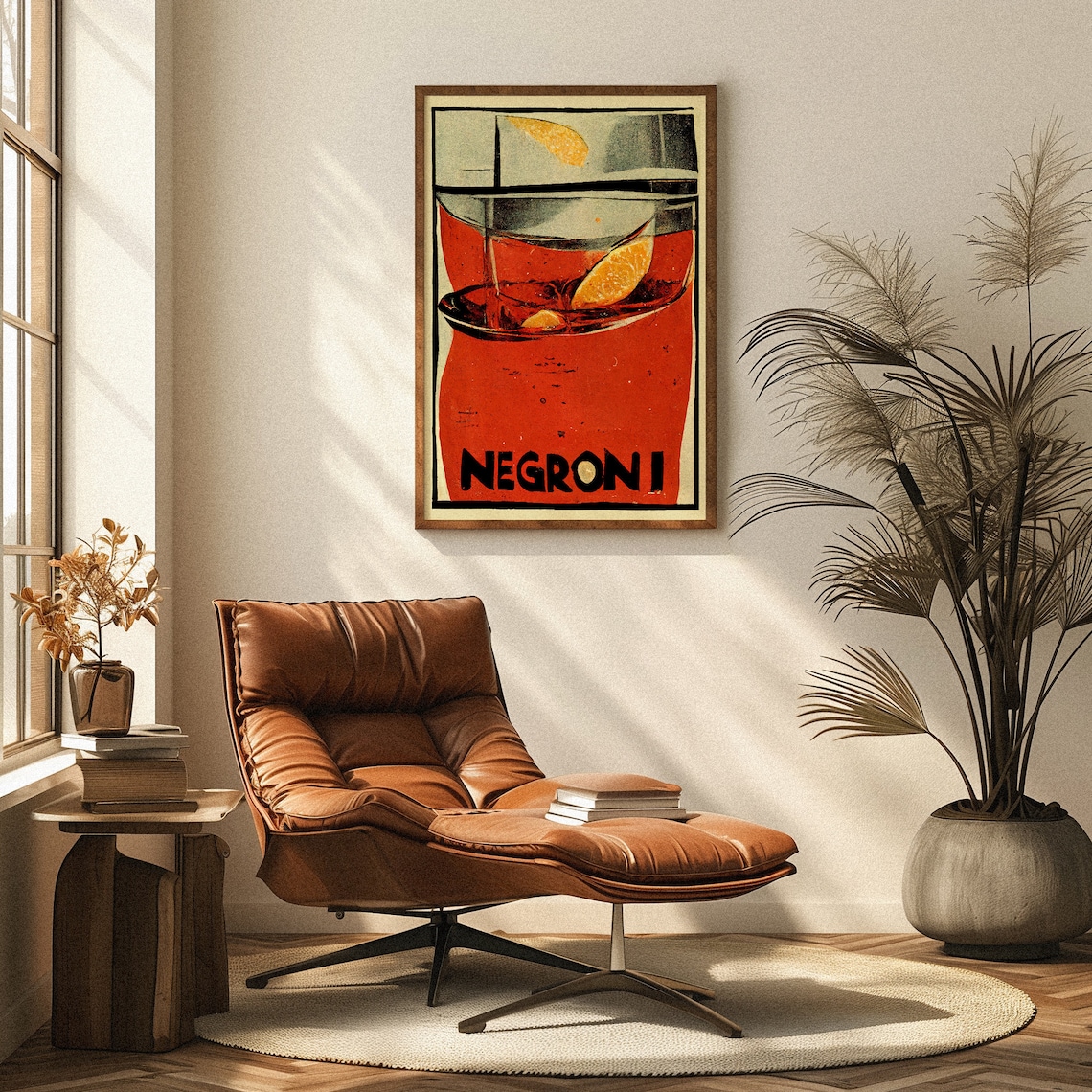 Negroni Vintage Mid-Century Modern Bar Poster - Image 4