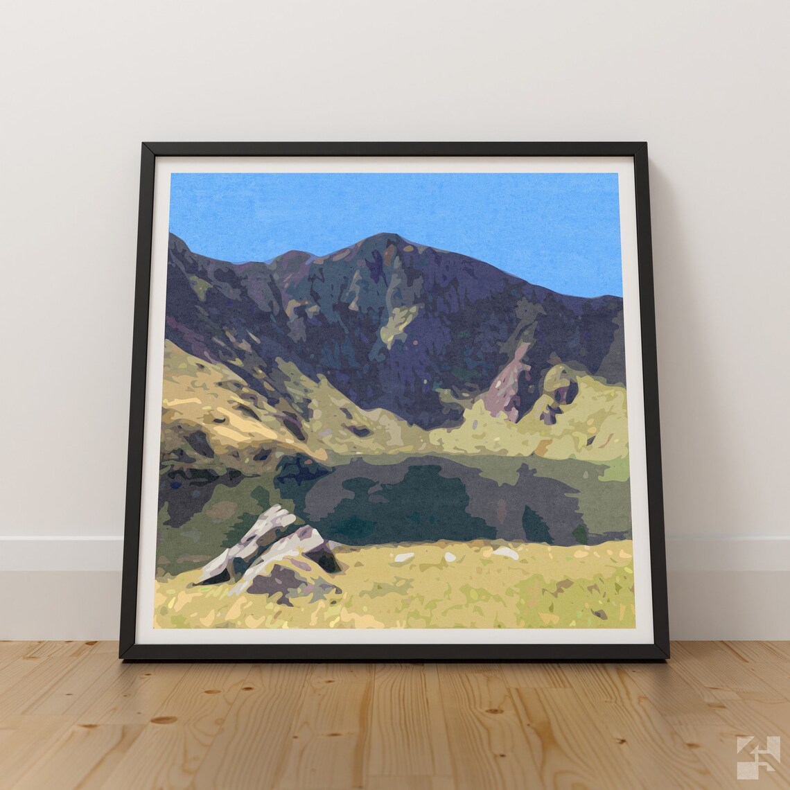Cadair Idris Snowdonia Mountain Art Print, Wales
