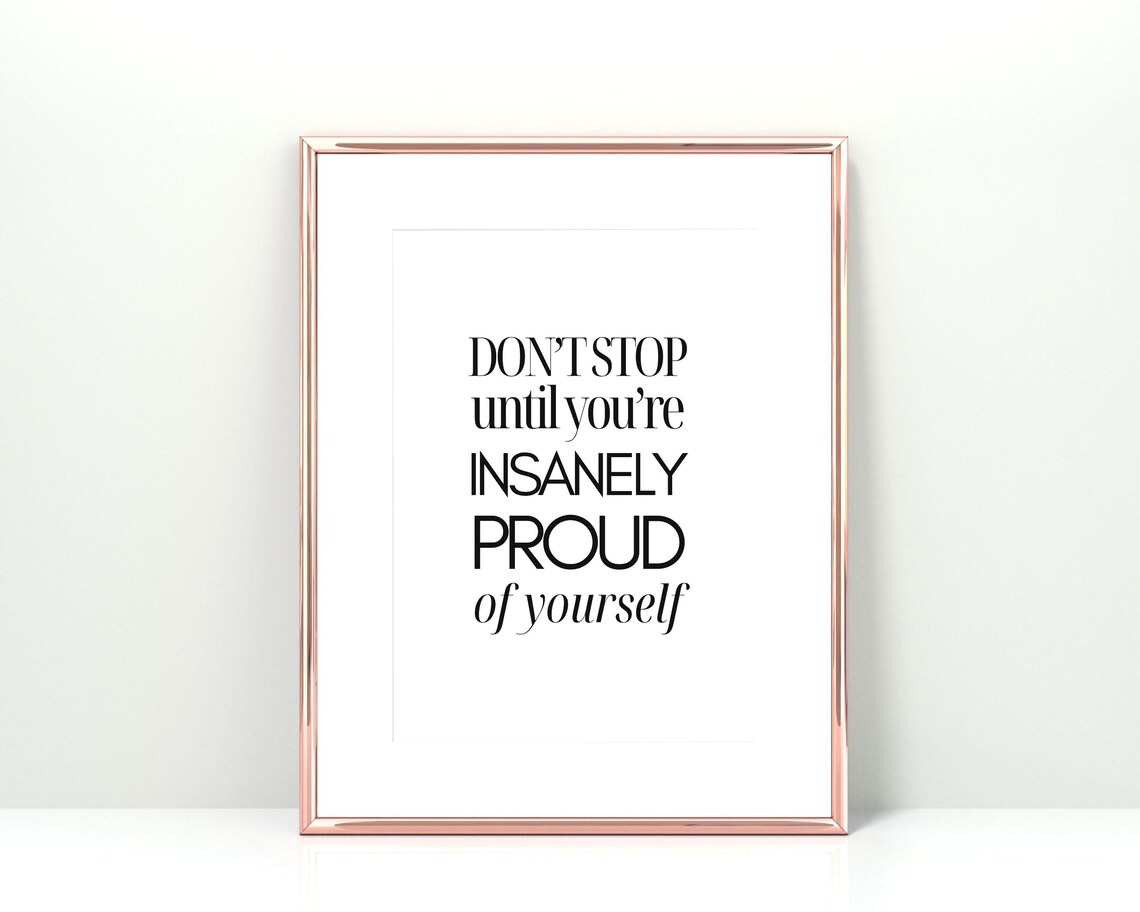 Motivation Poster Print, Entrepreneur Daily Reminder