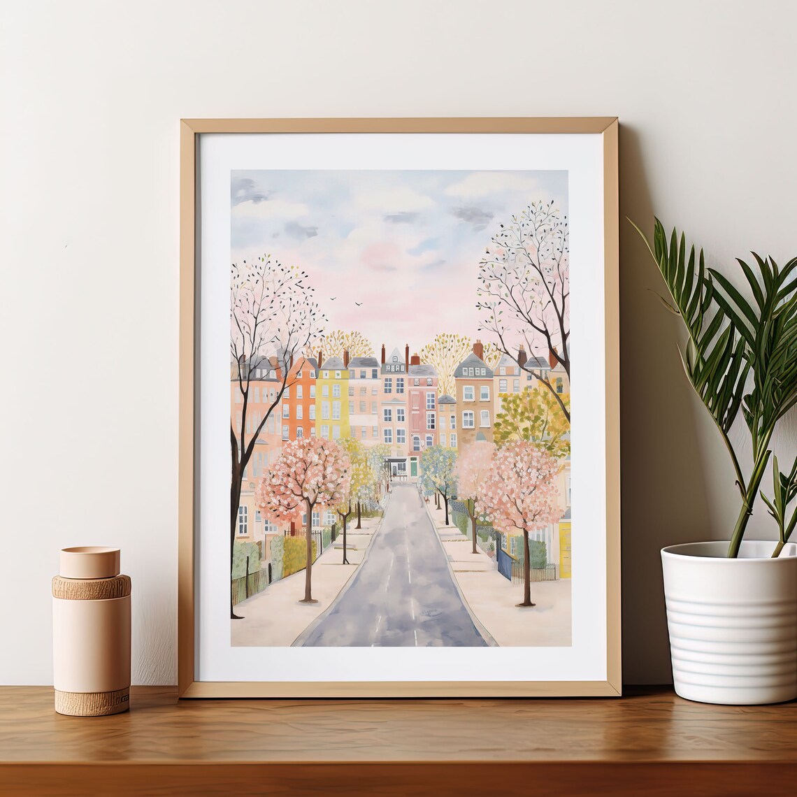 Dulwich London Street Scene Art Print