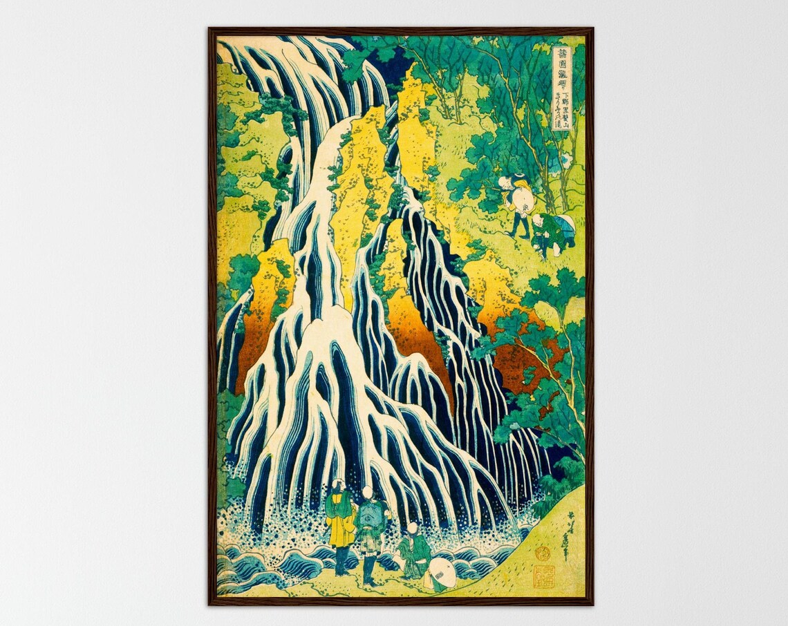 Japanese Ukiyo - Retro Landscape Art Print