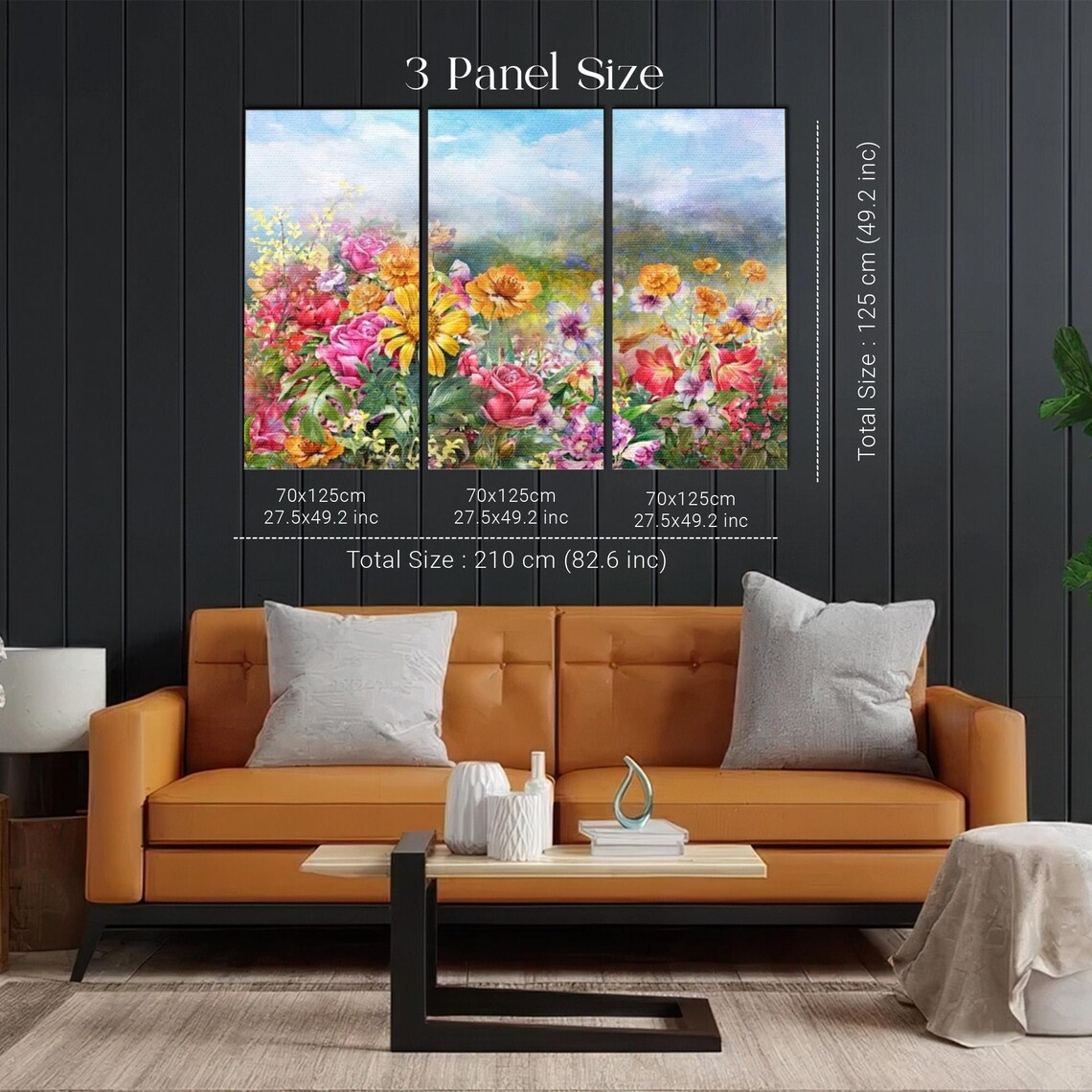 Vibrant Sunflower And Poppy Summer Garden In Full Bloom Poster - Image 2