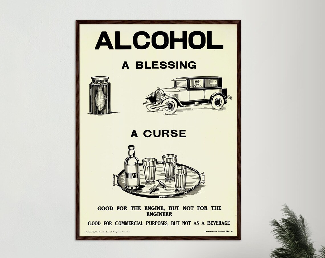 Vintage Retro Advertisement Quotes, Kitchen Decor