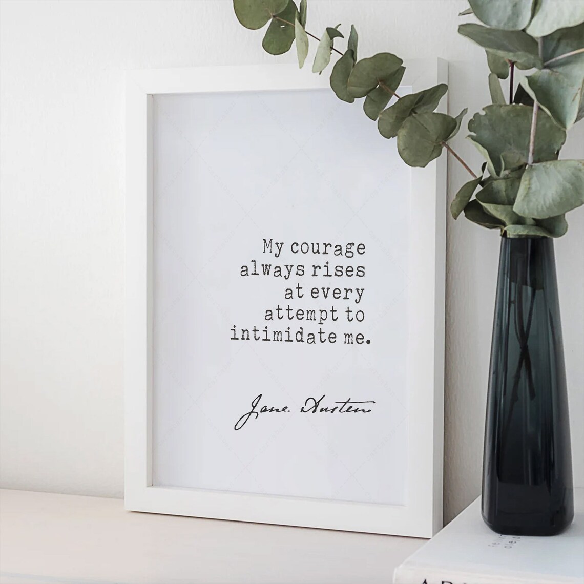 Jane Austen Quote For Book Lovers Art Print - Image 2