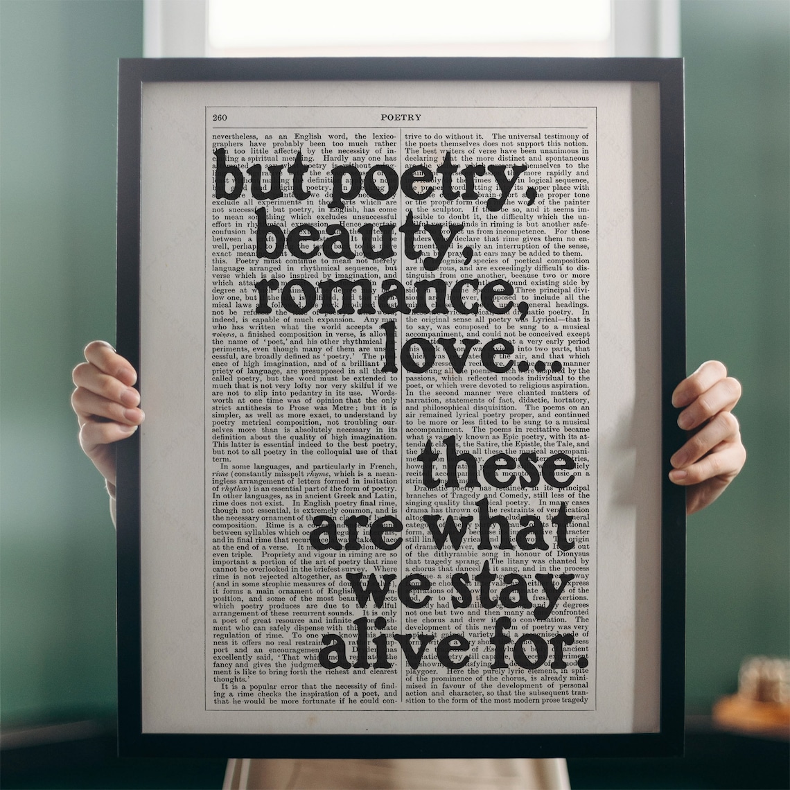 John Keating Quote, Dead Poets Society Poster Print - Image 2