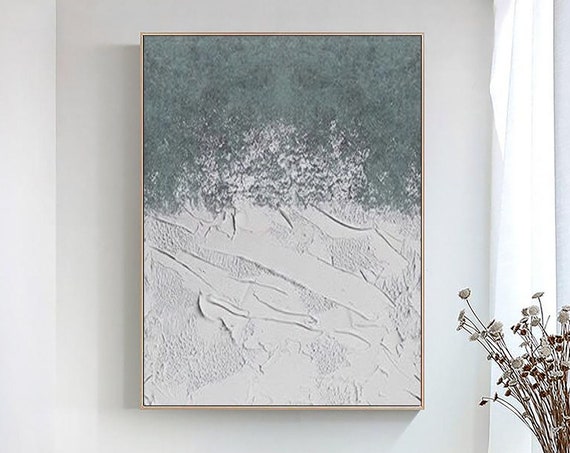 Wabi Sabi Wall Art Gray White Minimalist Abstract Painting On Boho Textured Wall Art Neutral Wall Decor Painting Entrance Wall Art