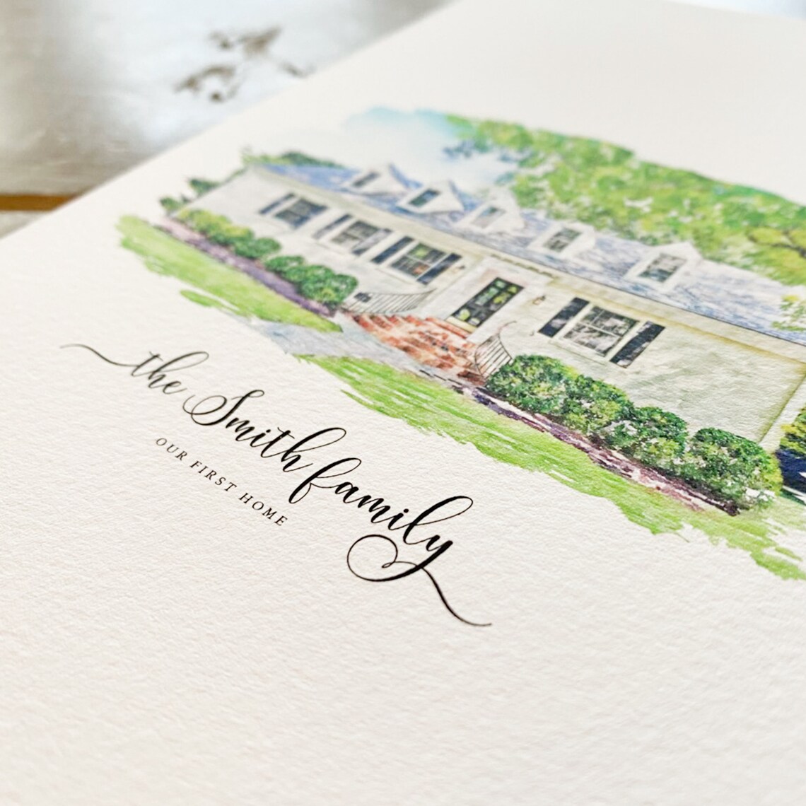 Custom House Portrait - Watercolor - Image 4