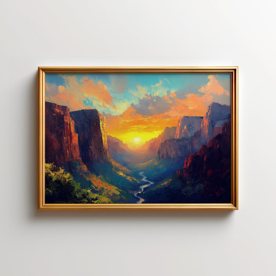 Zion National Park Angels Landing Art Print