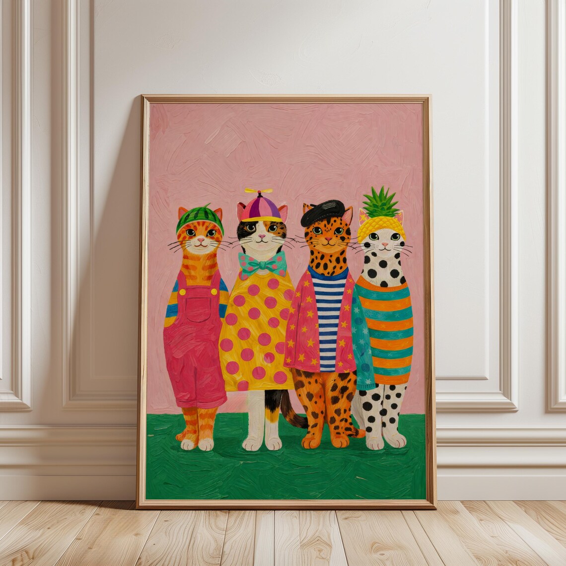 Funny Cats, Funky Maximalist Nursery Decor