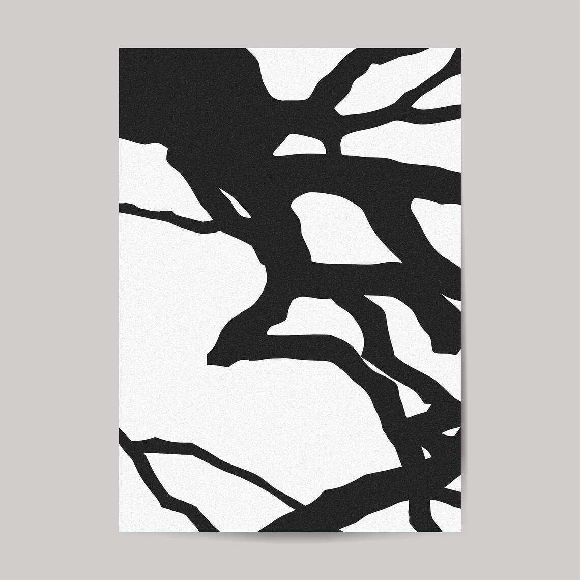 Minimal Tree Branches, Abstract Nature Poster - Image 2