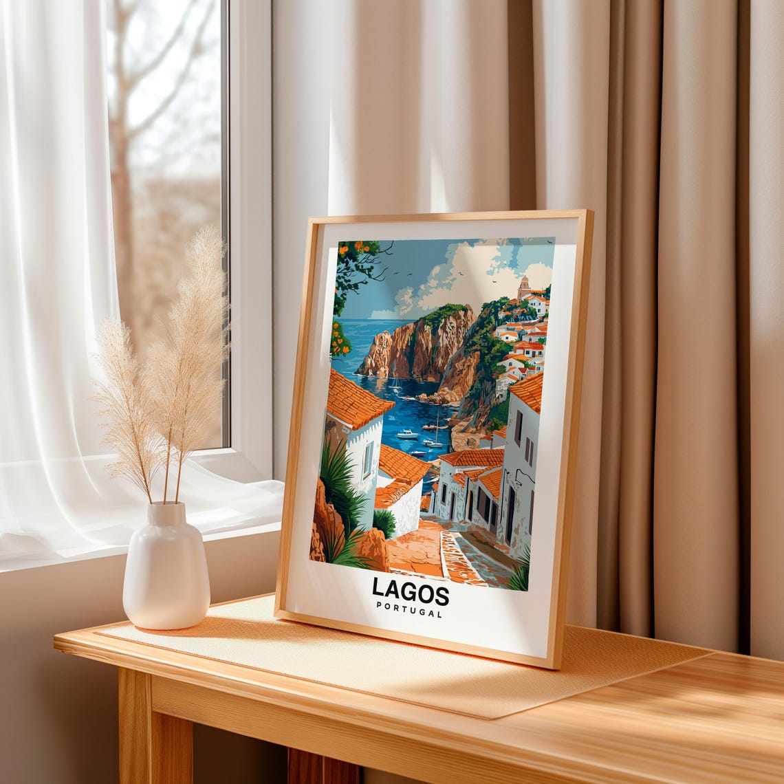 Lagos Print Wall Art Portugal Portugal Print Lagos Travel Gift Lagos Poster Birthday Gift Portugal Heritage - Image 3