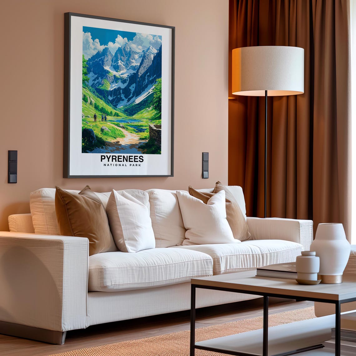 Pyrenees National Park Travel Print France Travel Gift City Poster Birthday Present French Culture - Image 4