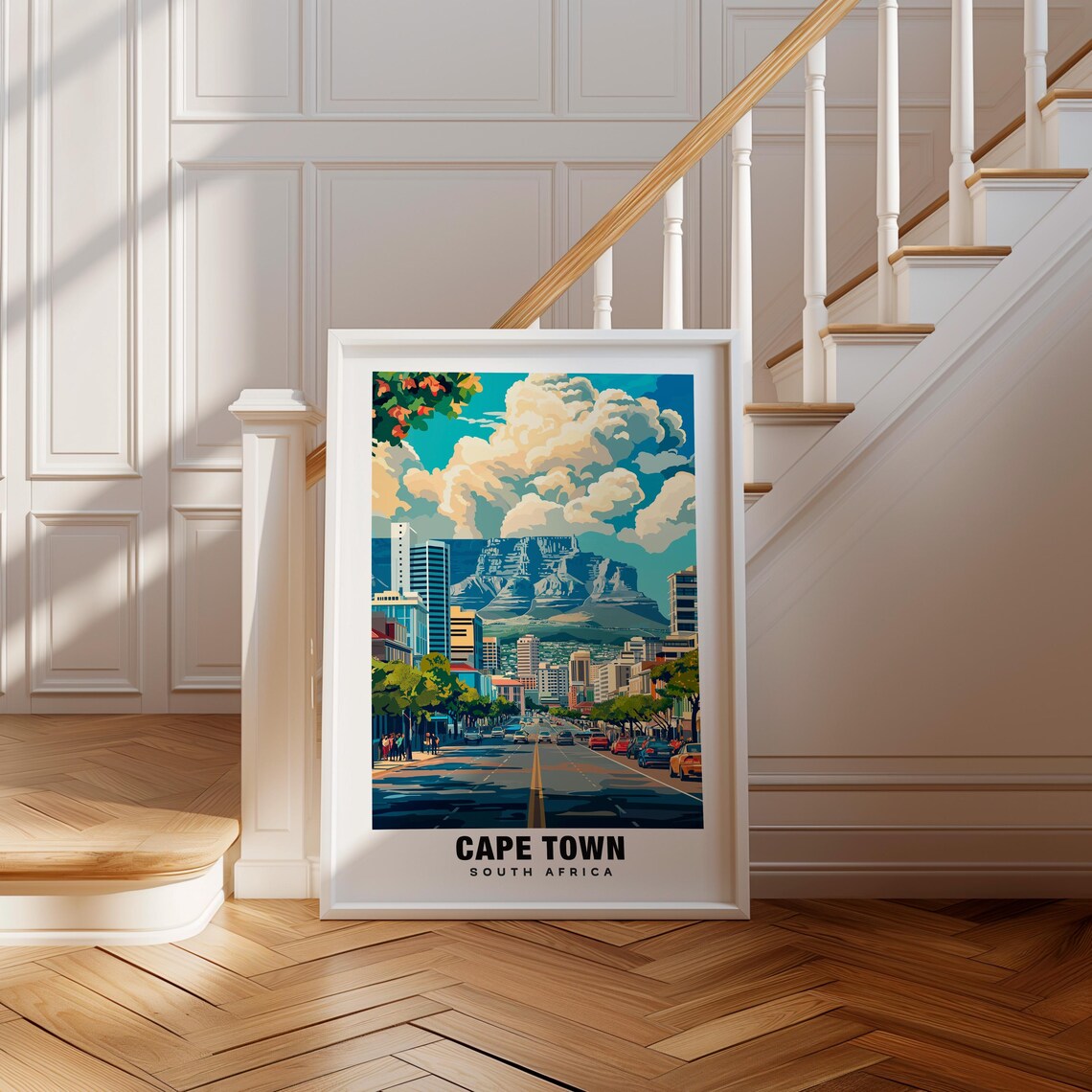Cape Town Print South Africa Poster Cape Town Views Table Mountain Cape Town City South Africa Charm Cape Town Beauty Cape Town