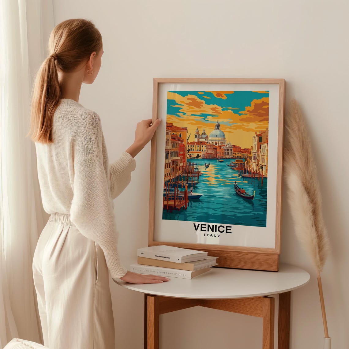 Venice Print Italy Poster Travel Wall Art Cityscape Print Europe Poster Canal Art Scenic Decor Historic Print Travel Poster - Image 2