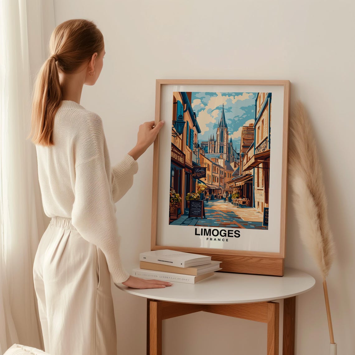 Limoges Travel Print Limoges France Travel Gift City Poster Wedding Gift Birthday Present French Culture - Image 2