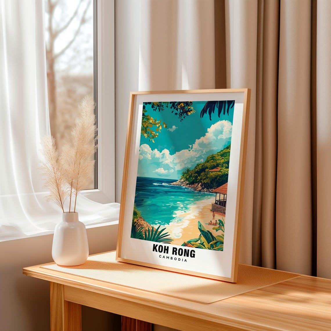 Koh Rong Print Cambodia Poster Koh Rong Views Koh Rong Beaches Koh Rong Island Cambodia Charm Koh Rong Beauty Koh Rong Heritage - Image 3