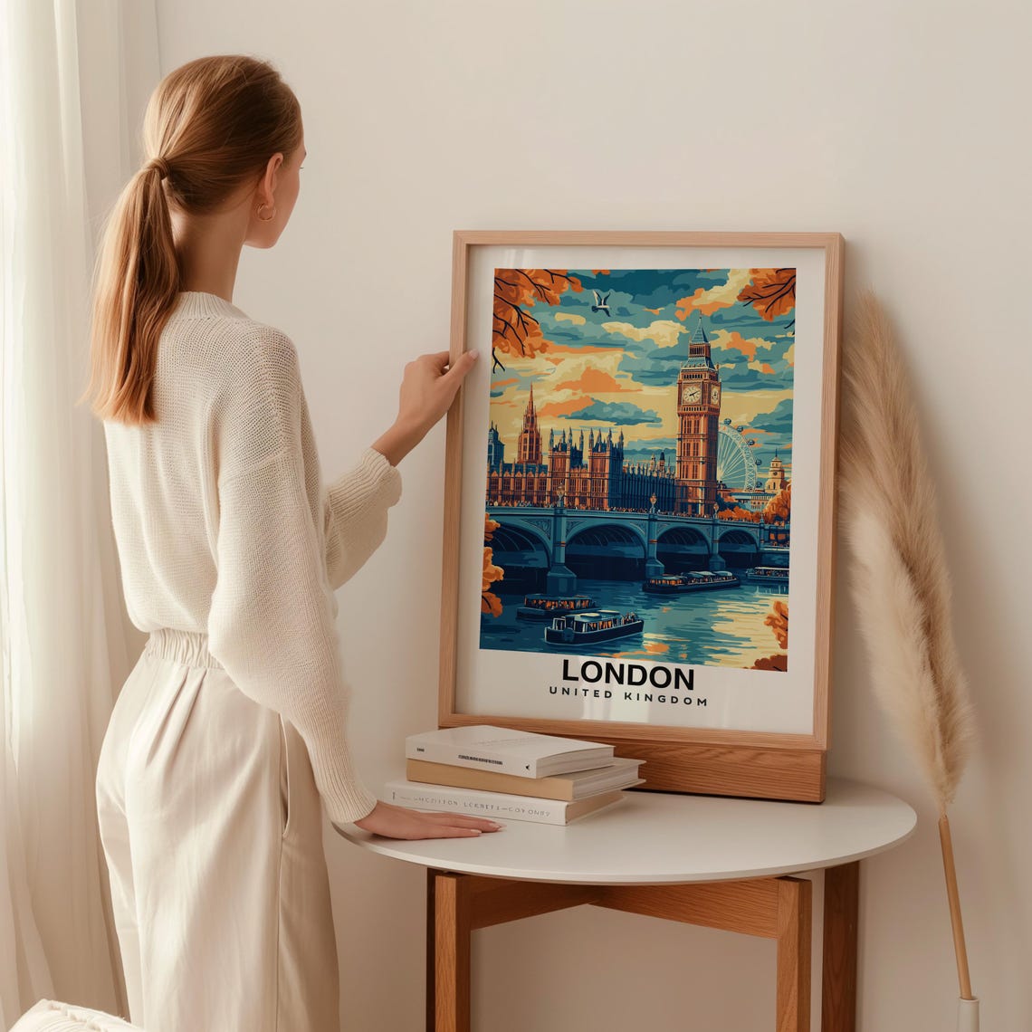 London Print England Poster Travel Wall Art Cityscape Print Uk Poster Urban Decor Scenic Art Historic Print Travel Poster - Image 2