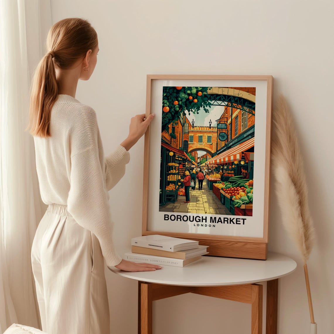Borough Market London Travel Print Wall Art Borough Market London City Print Borough Market London Travel Gift Borough Market - Image 2