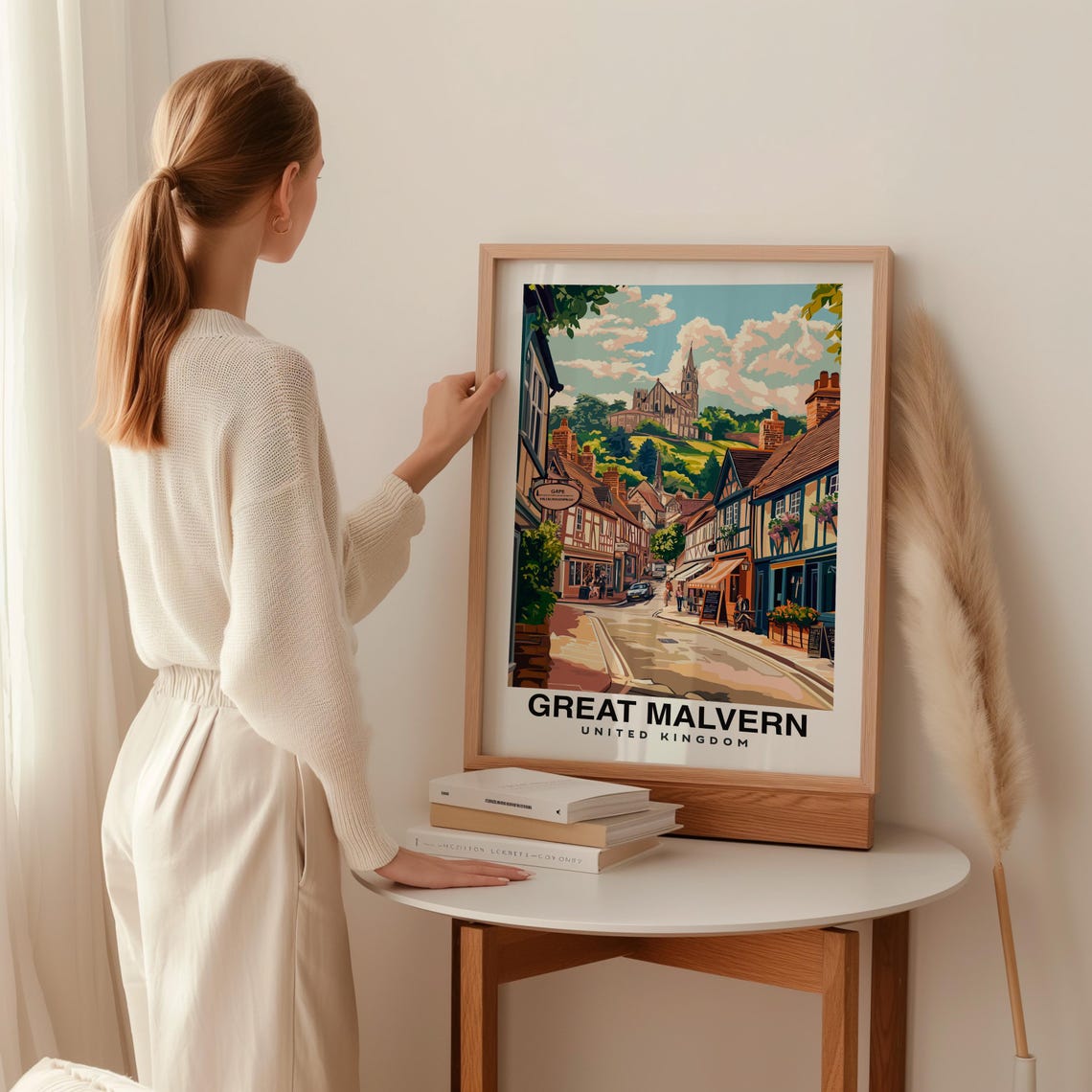 Great Malvern Print England Poster Travel Wall Art Uk Poster Scenic Print Countryside Art Historic Decor Nature Print Travel Poster - Image 2