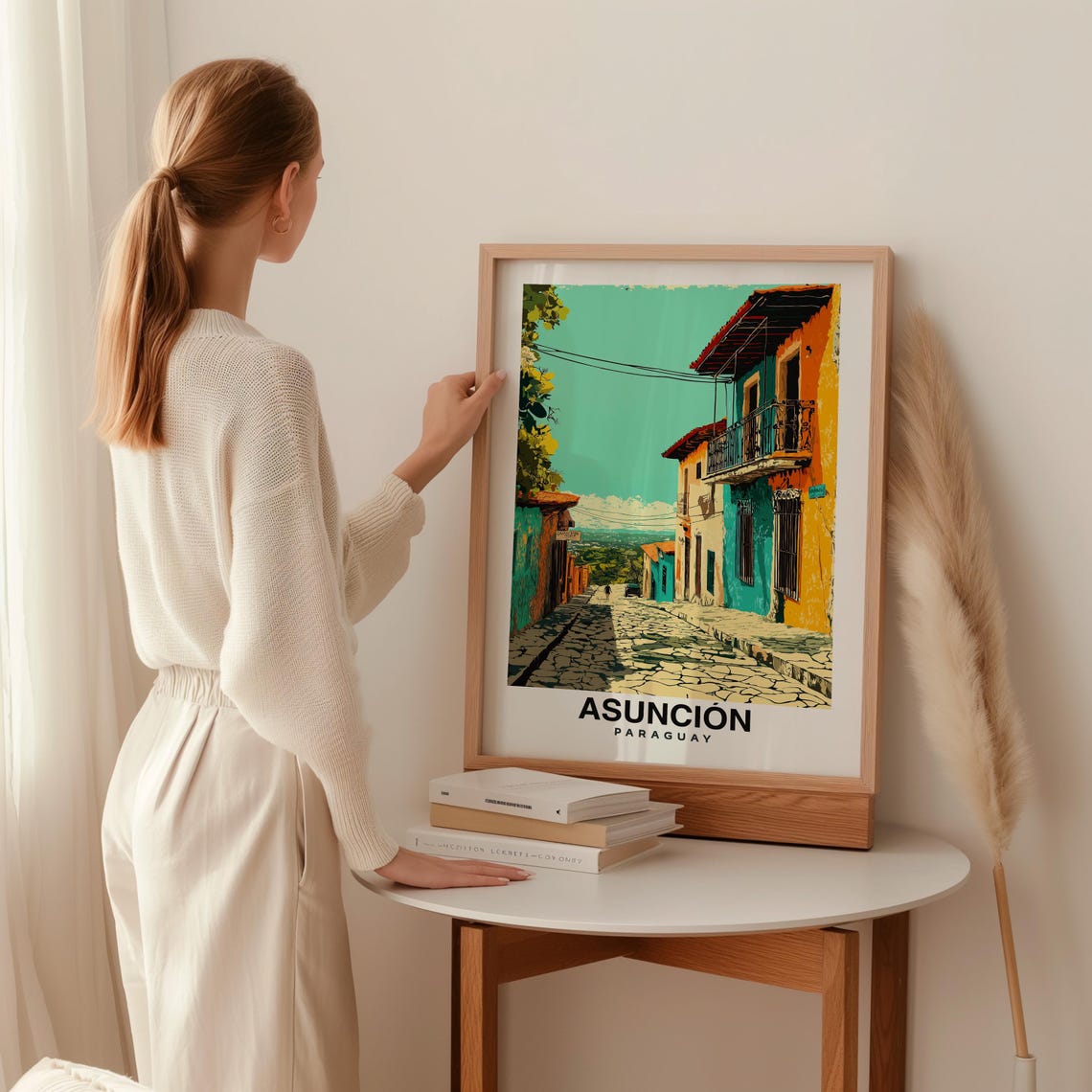 Asuncin Print Paraguay Poster Travel Wall Art Cityscape Print Scenic View Historic Landmark Urban Decor South America Travel Print - Image 2