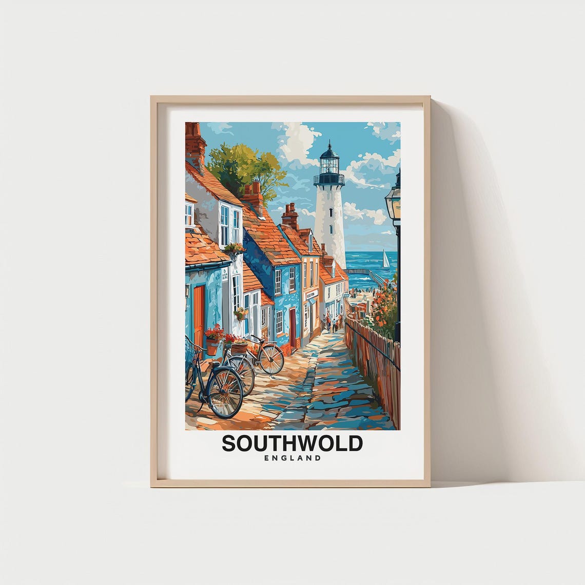 Southwold United Kingdom Travel Print Wall Art Southwold United Kingdom City Print Southwold United Kingdom Travel Gift Southwold
