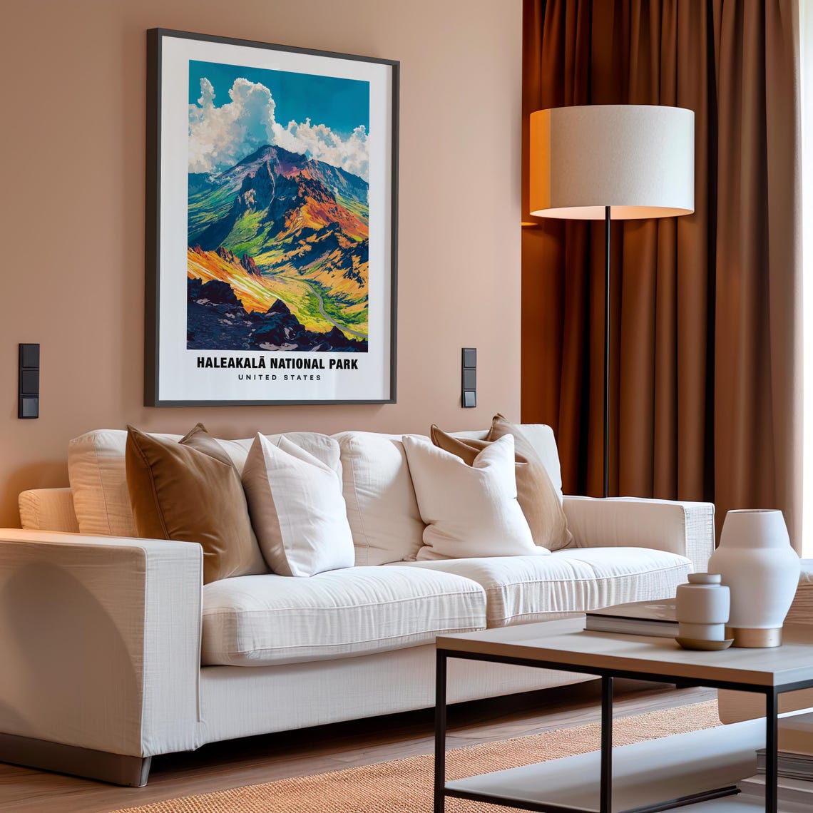 Haleakal National Park Print Hawaii Poster Haleakal National Park Views Haleakal National Park Landmarks Haleakal National Park City - Image 4