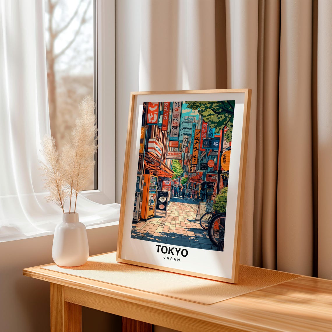 Tokyo Print Japan Poster Tokyo Views Tokyo Skyscrapers Tokyo City Japan Charm Tokyo Beauty Tokyo Heritage Tokyo Art Japan Culture - Image 3