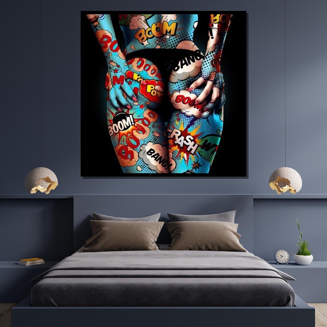 Pop Art Body Erotic Comic Art Poster Print