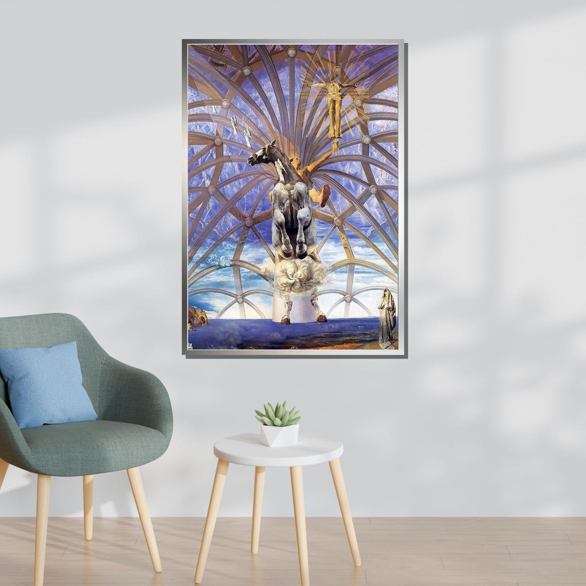 Salvador Dali Santiago El Grande Rearing Horse Surrealist Art Poster - Image 3