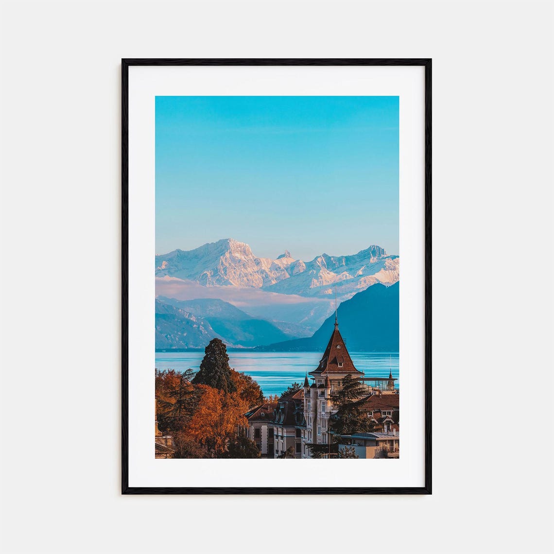 Lausanne Colorful Poster Print Lausanne Photo Wall Art Lausanne Wall Decor Lausanne Travel Print Lausanne Street Map Poster City Map
