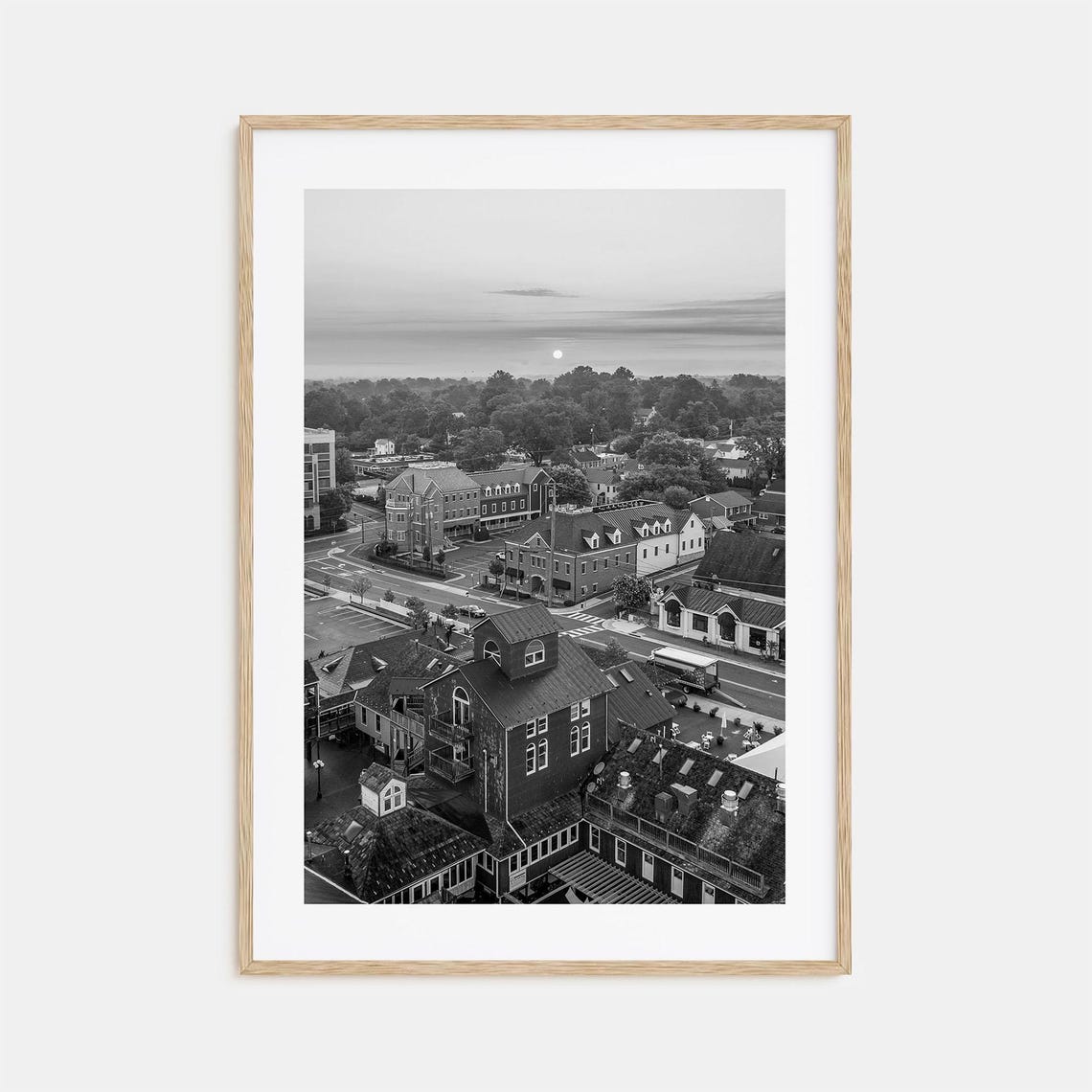 Leesburg Photo Poster Print Leesburg Black And White Wall Art Leesburg Wall Photography Leesburg Travel Leesburg Map Poster