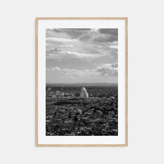 Damascus Black and White Travel Poster Print