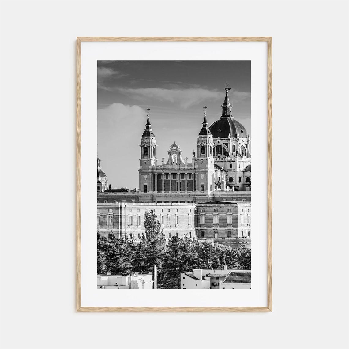 Madrid Almudena Cathedral Historic Spain Royal Palace Poster