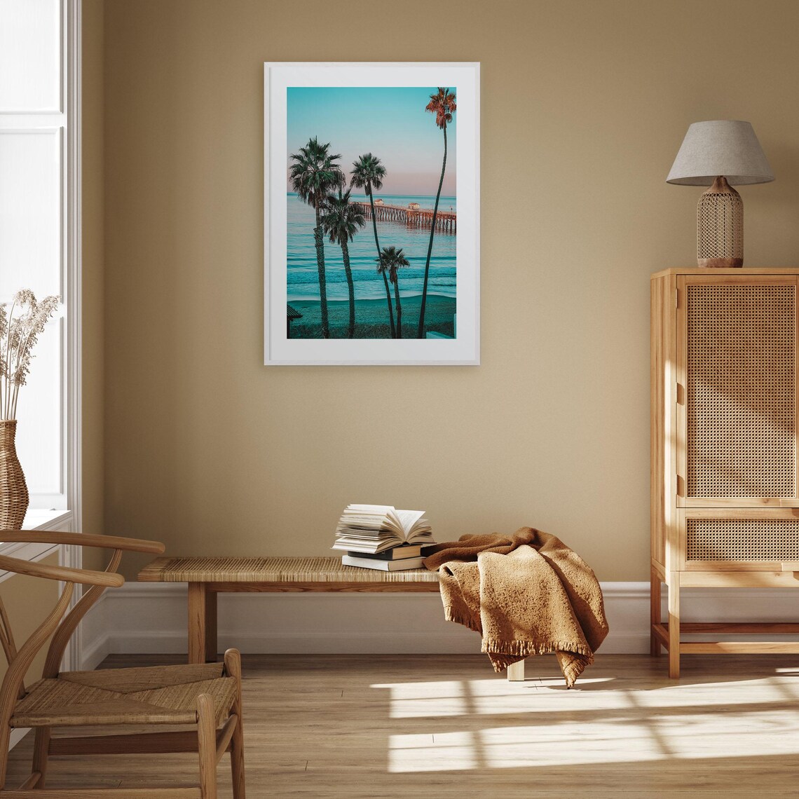 Southern California Travel Poster, Colorful Street Map - Image 3