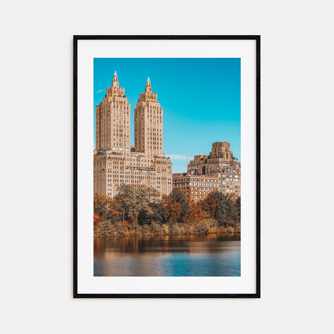 Upper West Side New York San Remo Towers Reservoir View Photo Poster